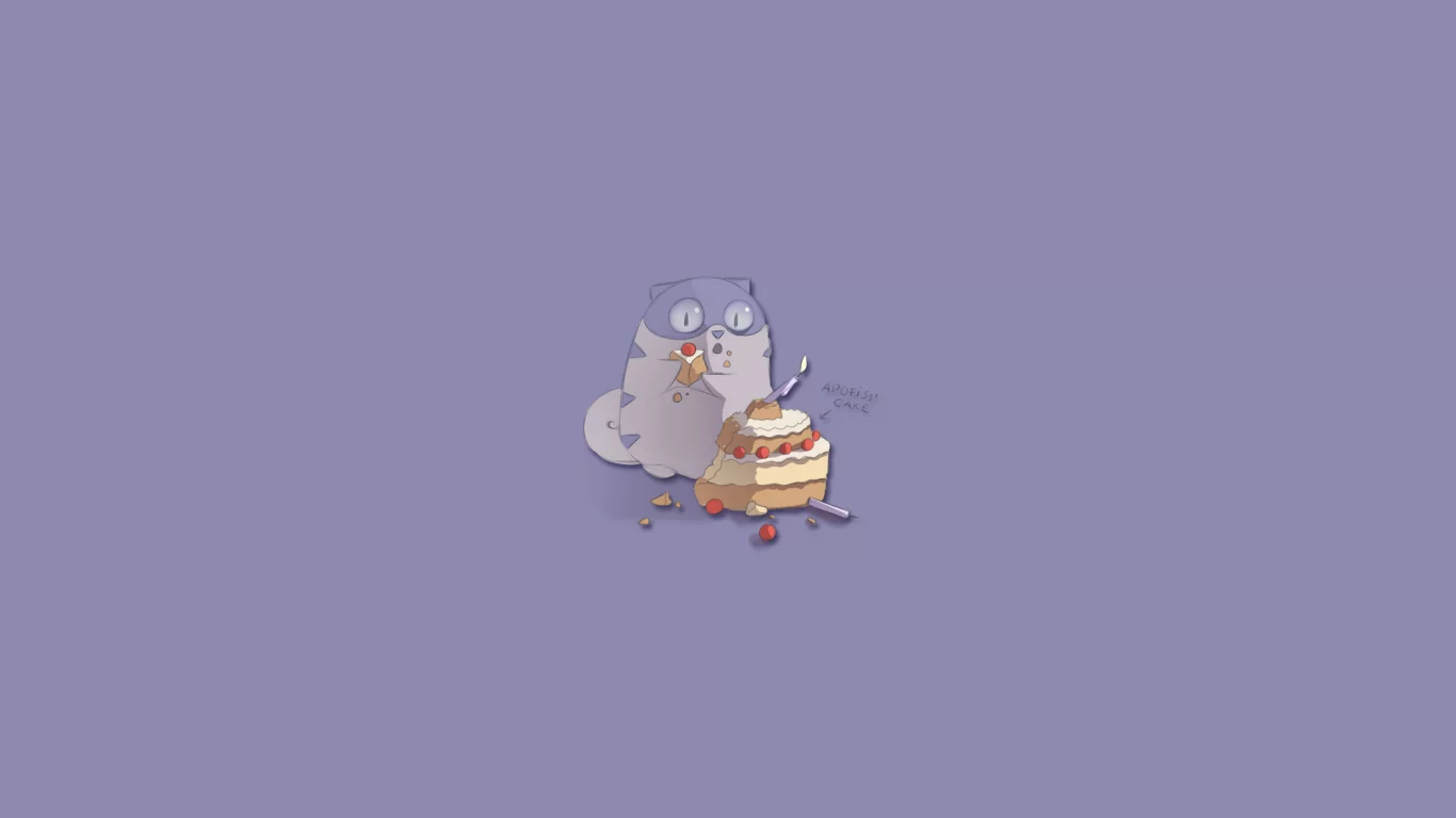 привидение, boggart cat, кот, торт, cake, сладкоежка, Apofiss