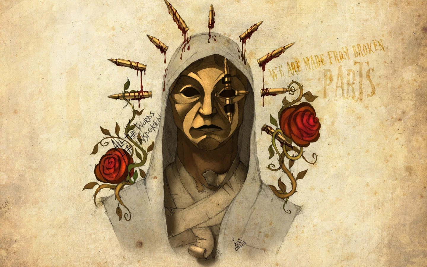 Hollywood undead, danny, artwork, notes from the underground