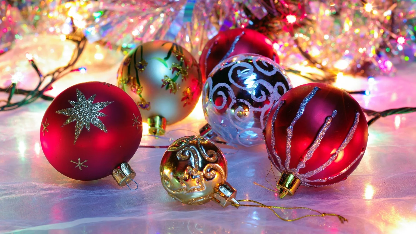 блеск, New year, шары, игрушки, новый год, праздник, мишура