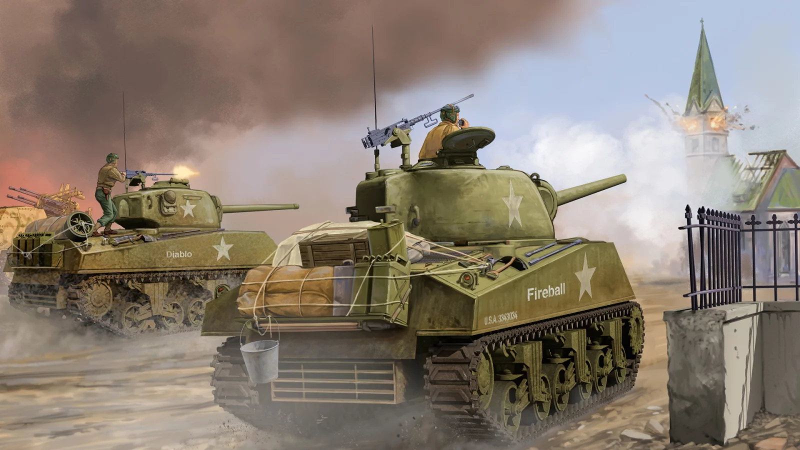 танк, танк, tank, late, средний, m4a3, sherman, сражение, medium, Арт