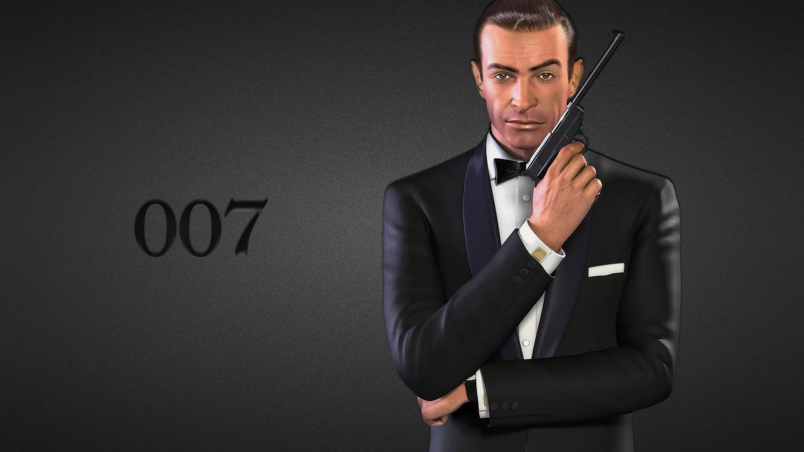 james bond, шон коннери, джеймс бонд, пистолет, Sean connery