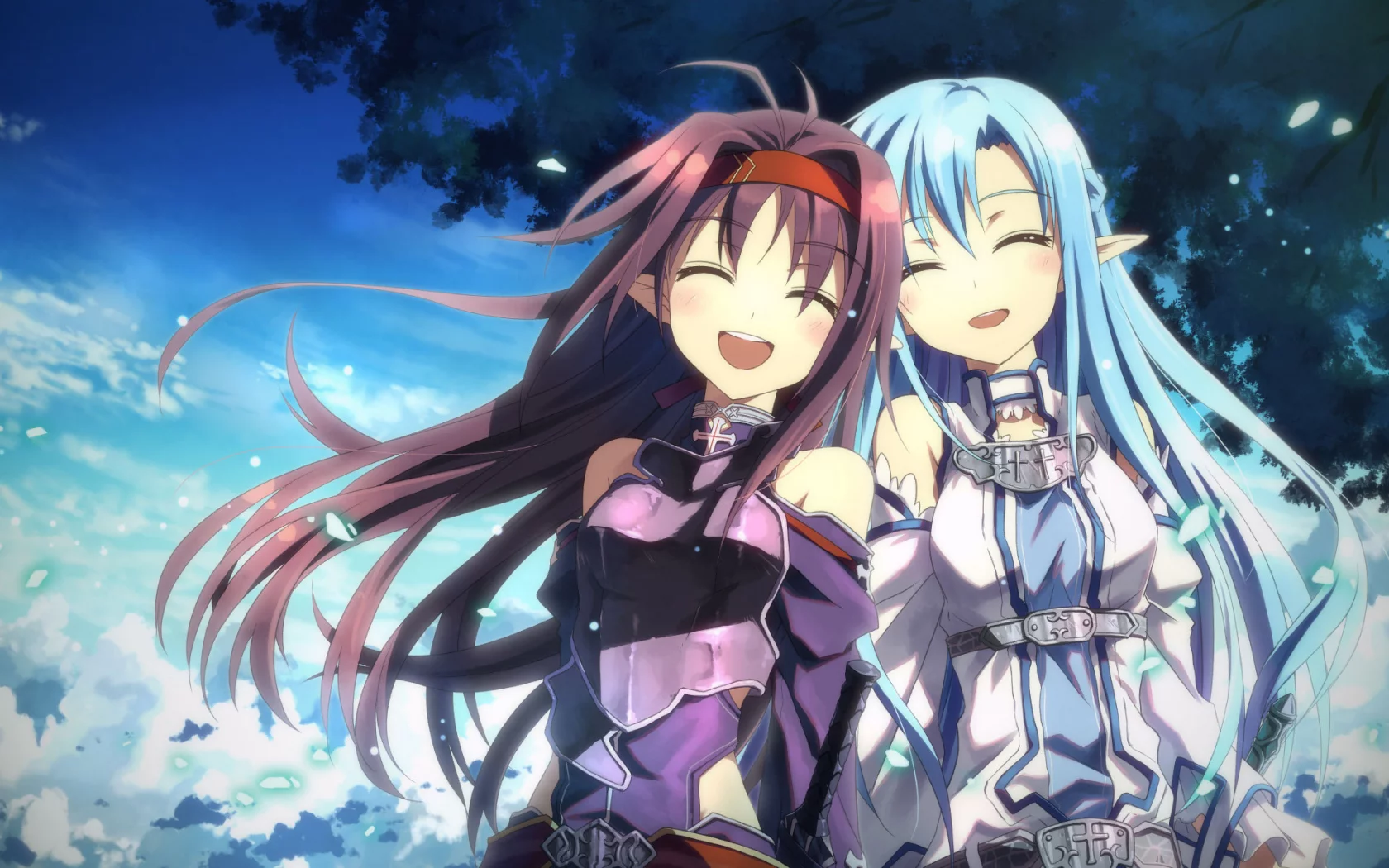 Sword art online, sao, мастера меча онлайн, asuna, юки, асуна