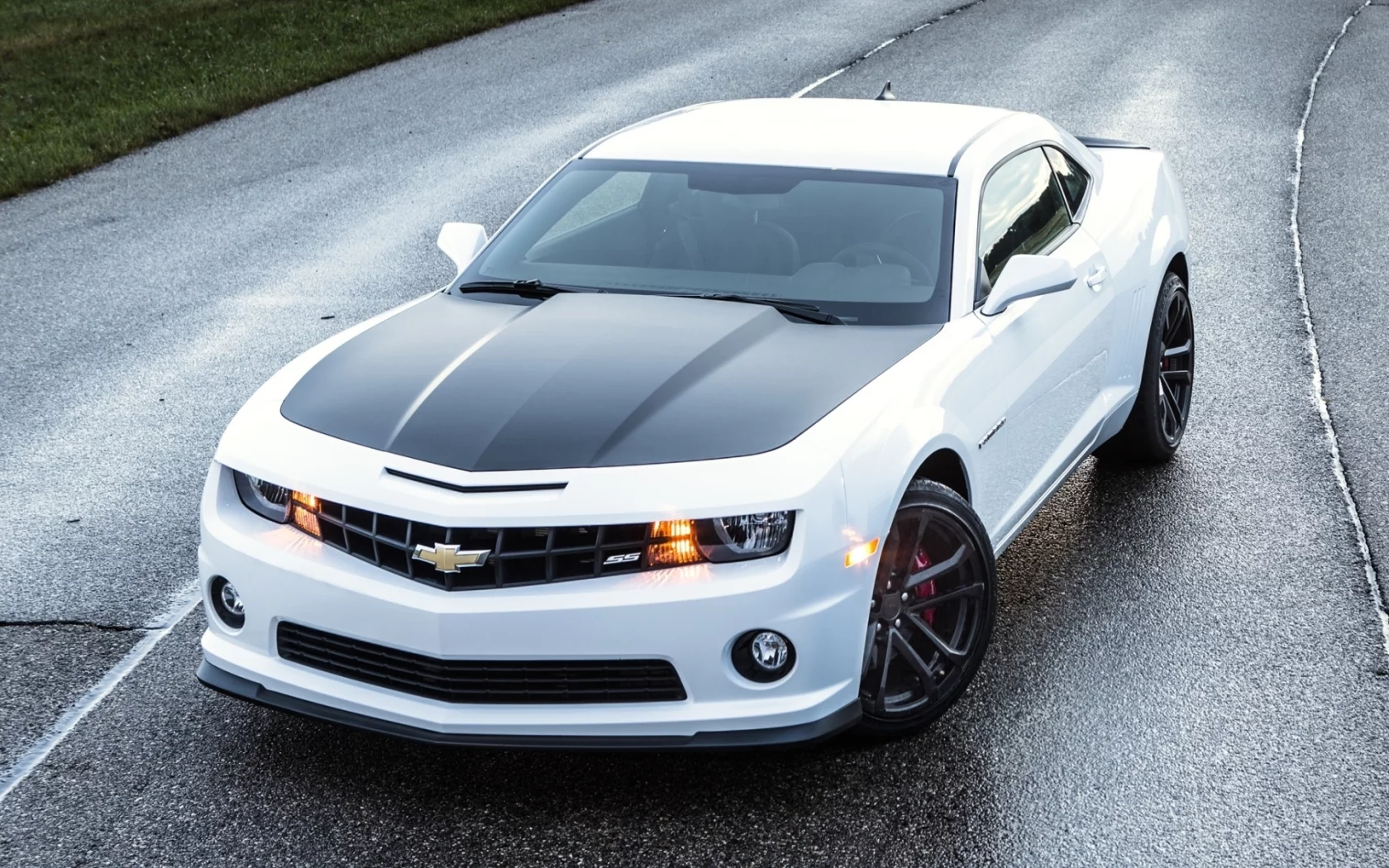 шевроле, muscle car, Chevrolet, камаро, передок, camaro, 1le, белый
