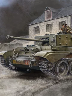 кромвель, крейсерский, cromwell, Арт, танк, cruiser, танк