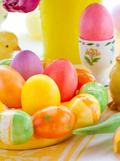 пасхальные, яйца, Easter, фигурки, пасха, цыплята