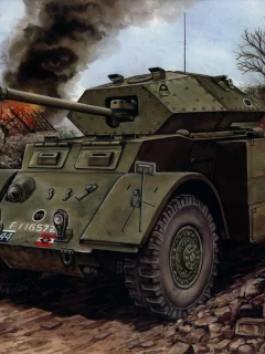стагхаунд mk iii, средний, armored car, Арт, staghound mk iii