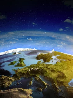 комос, солнце, небо, Земля