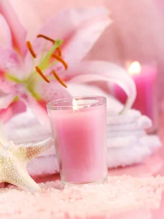 свеча, отдых, полотенце, Spa, релакс, салон красоты