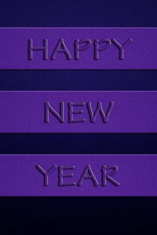 Новый год, надпись, фиолетовый, happy new year, три полосы