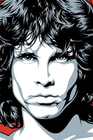 Jim morrison, art, the doors