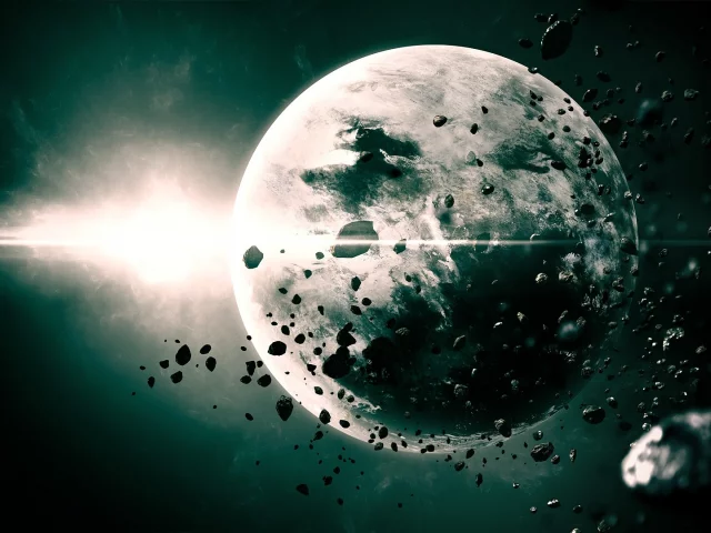 Астероиды, space, star, планета, космос