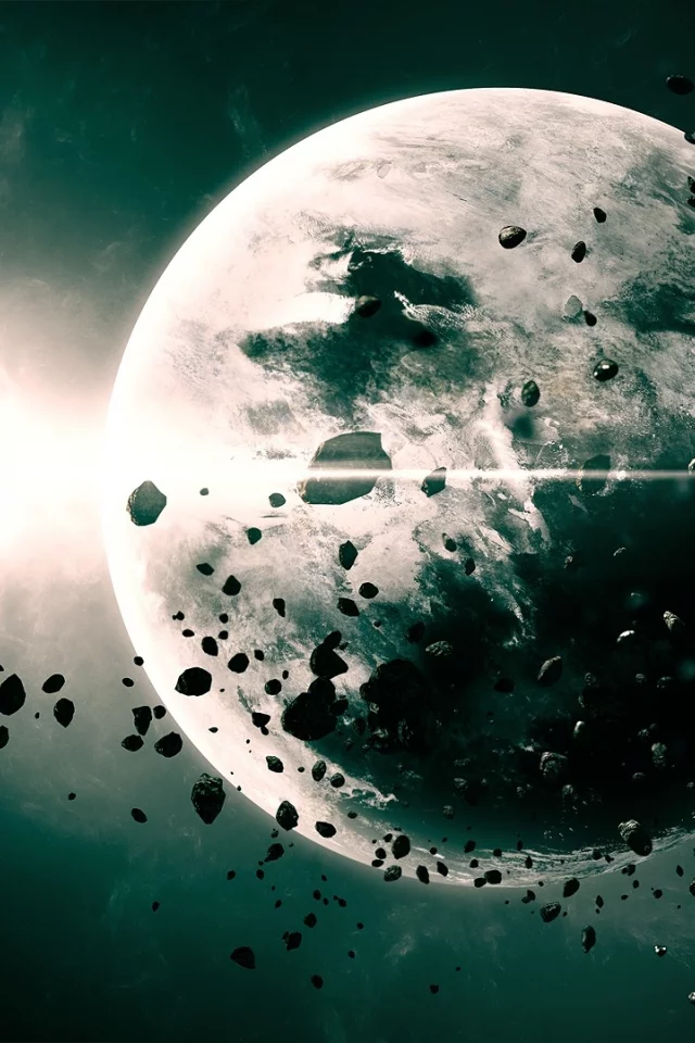 Астероиды, space, star, планета, космос