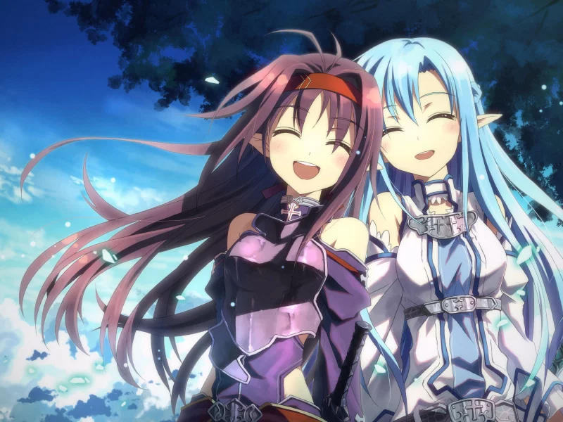 Sword art online, sao, мастера меча онлайн, asuna, юки, асуна