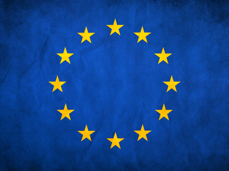 Звезды евросоюза на прозрачном фоне