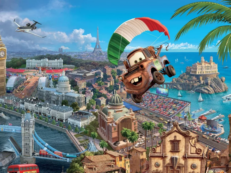 world grand prix, tokio drift, walt disney, animated film, pixar, france, sport, racing, Cars 2