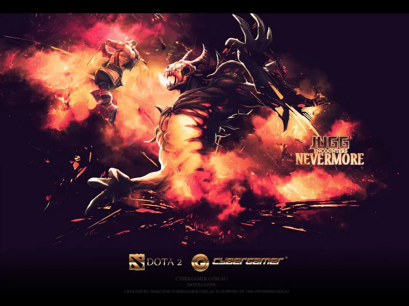 Dota 2, juggernaut, nevermore, обои