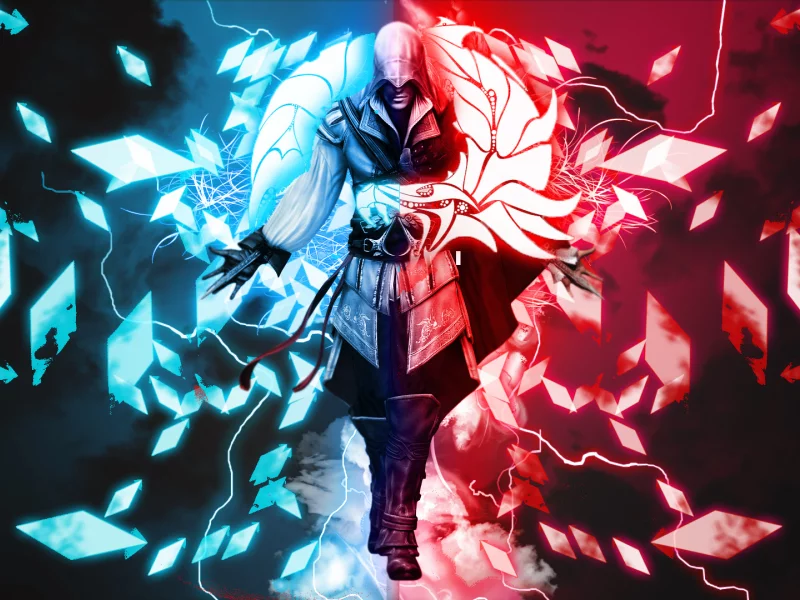 осколки, ezio auditore, кредо убийц, Assassins creed ii, эцио