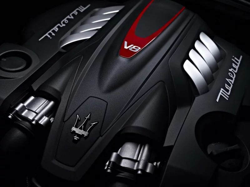 эмблема, maserati quattroporte, Двигатель, мазерати, v8