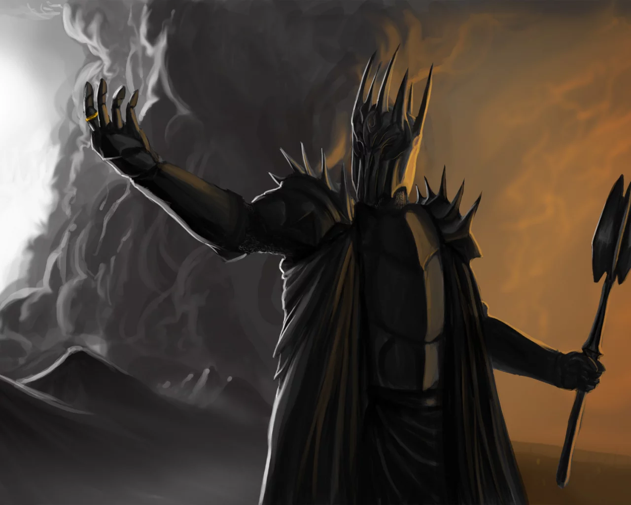 the lord of the rings, Властелин колец, саурон, темный лорд