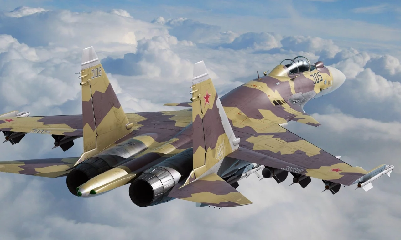 сверхманевренный, Su-35, самолет, су-35, многоцелевой