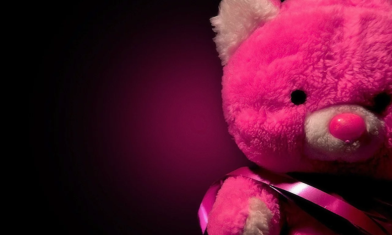 грустно, блеск, teddy bear, Red , sad, красный, shine