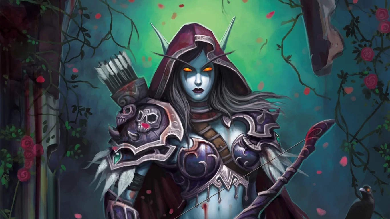 elf, эльф, lady sylvanas windrunner, fantasy, World of warcraft, wow