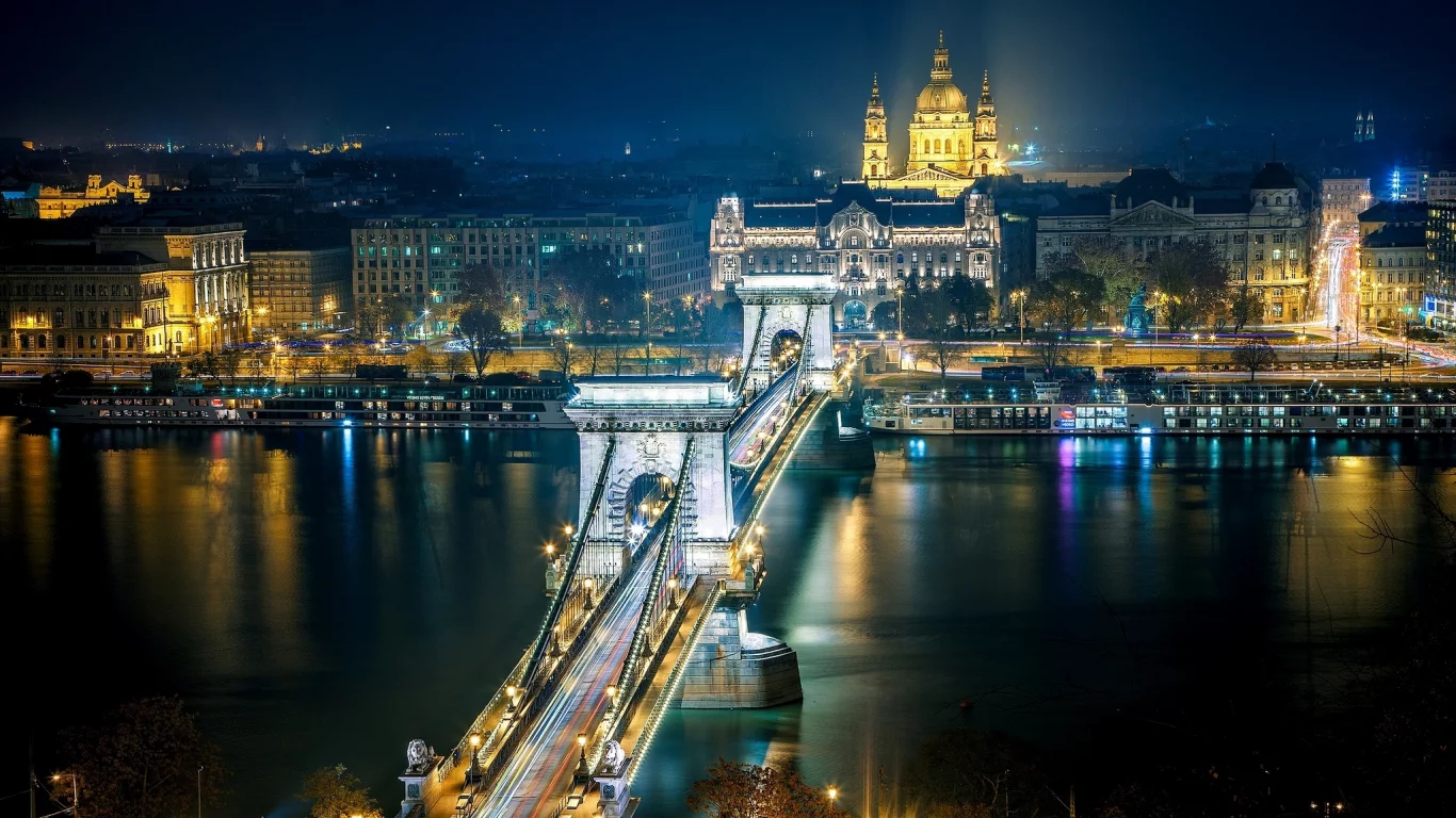 budapest, Sz__chenyi l__nch__d, цепной мост сечени, будапешт, magyarorsz__g