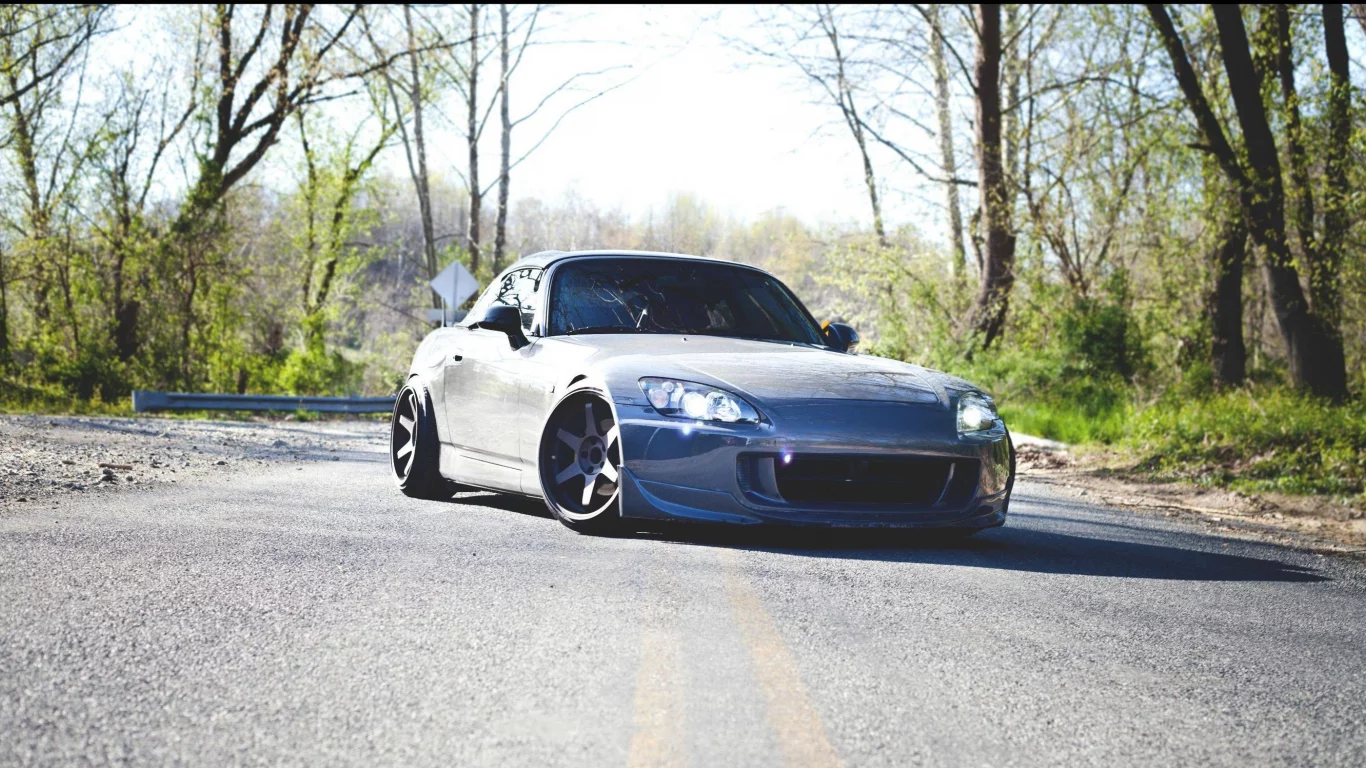ксенон, vtec, s2k, volk, s2000, honda, лес, фары, дорога, Хонда, свет