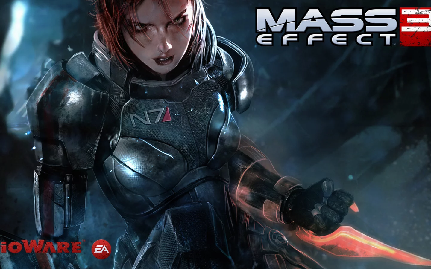 Masseffect3, космас, девушка, N7