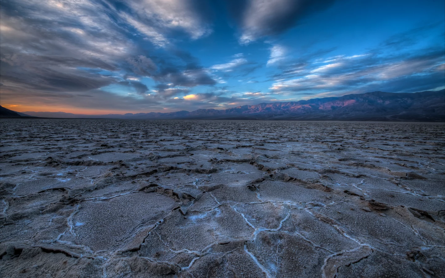 долина смерти, death valley, калифорния, Сша, hdr, утро