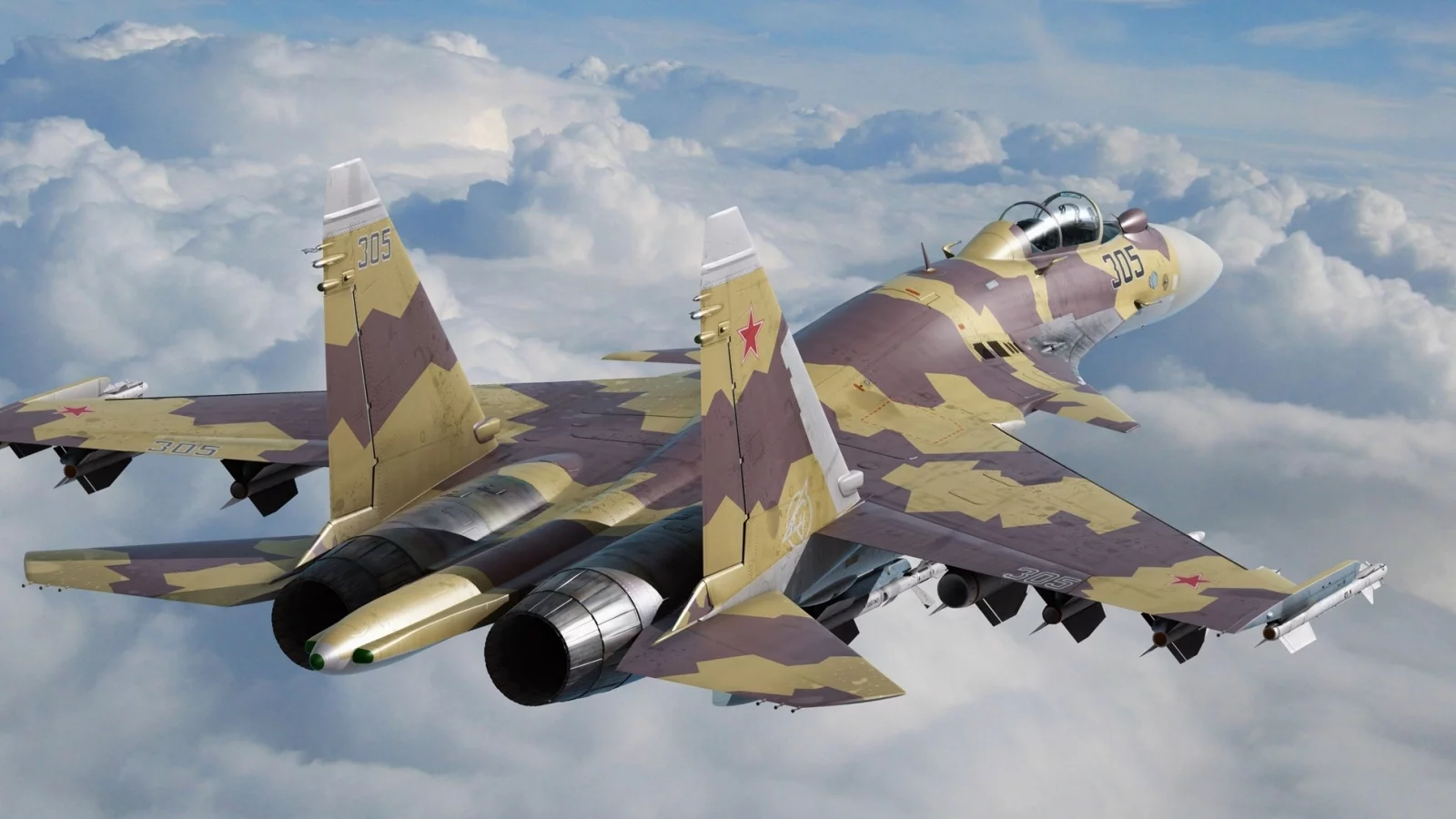 сверхманевренный, Su-35, самолет, су-35, многоцелевой