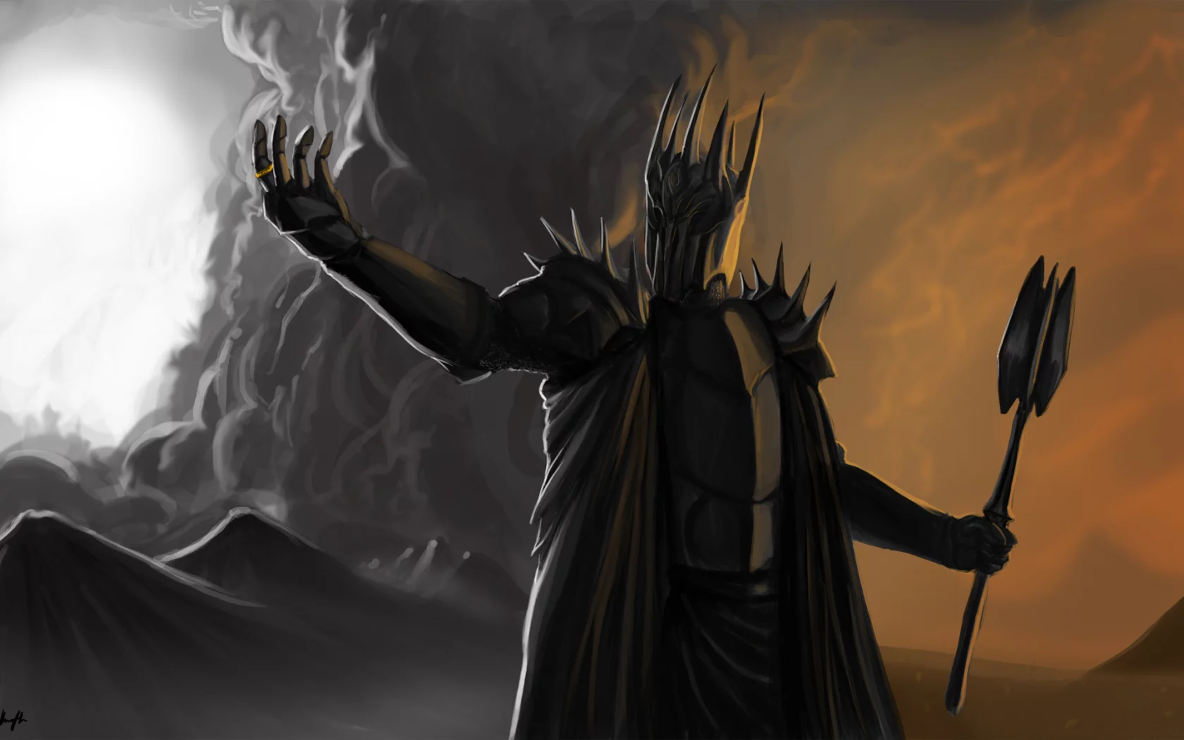 the lord of the rings, Властелин колец, саурон, темный лорд