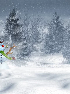 пейзаж, снег, деревья, Природа, дом, зима, горы