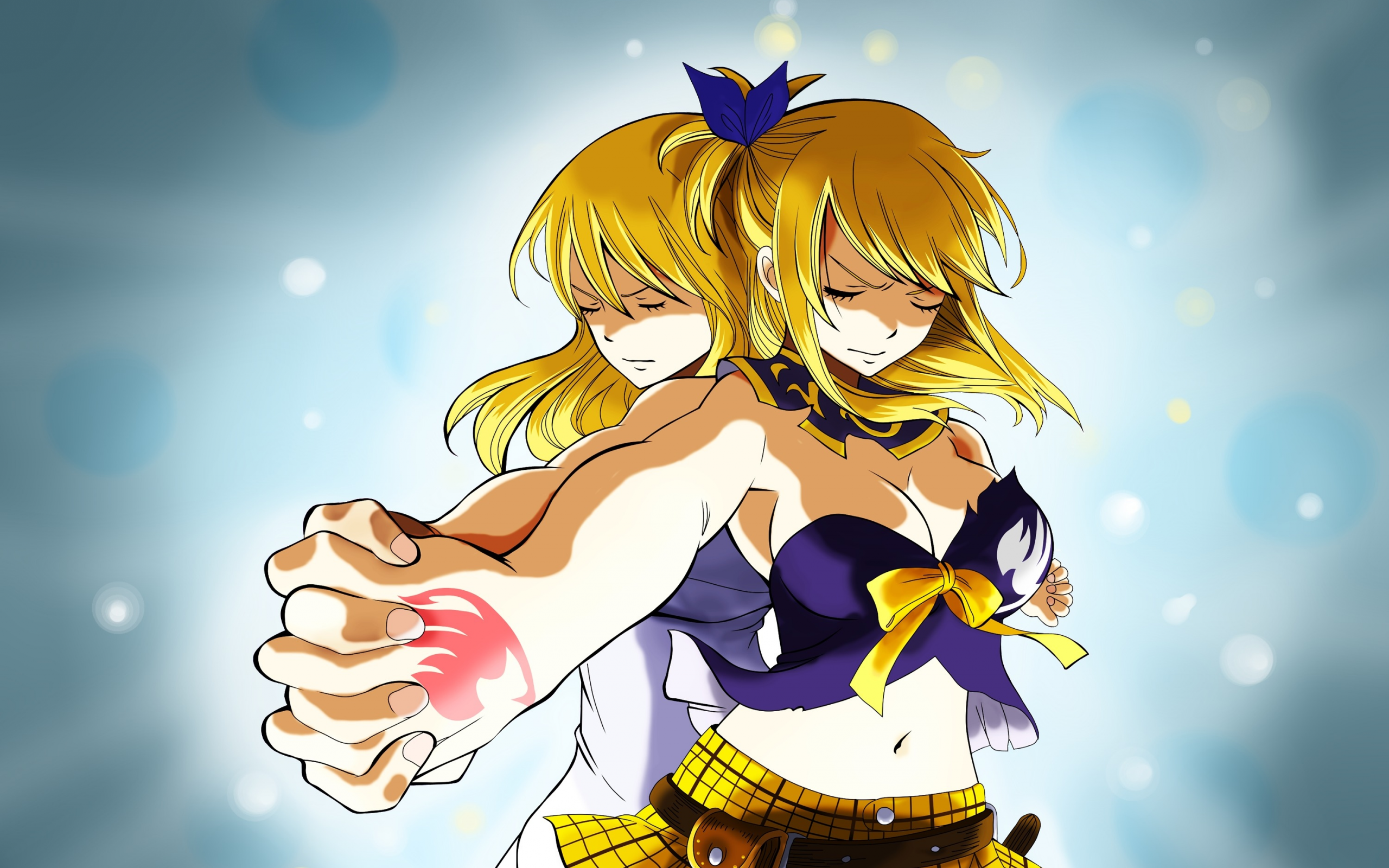 Картинка на рабочий стол хвост феи, lucy heartfilia, Сказка о хвосте феи,  fairy tail 2560 x 1600