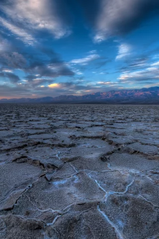 долина смерти, death valley, калифорния, Сша, hdr, утро