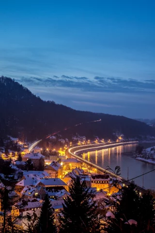 крепость, город, хонштайн, landkreis s__chsische schweiz, germany, K__nigstein