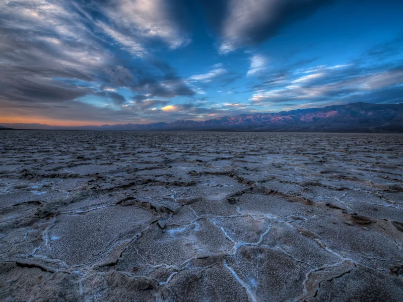 долина смерти, death valley, калифорния, Сша, hdr, утро