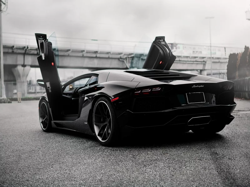 ламбо двери, Lamborghini aventador, pur 4our depth, зад