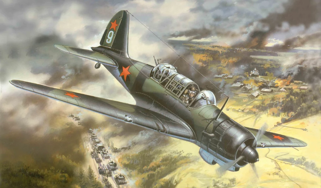 Арт, разведчик, су-2, и, ближний, советский, самолет