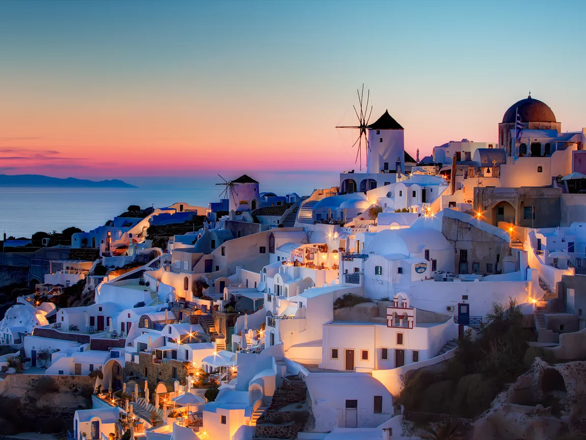 notio aigaio, дома, oia, Греция, закат, szeke photography, санторини