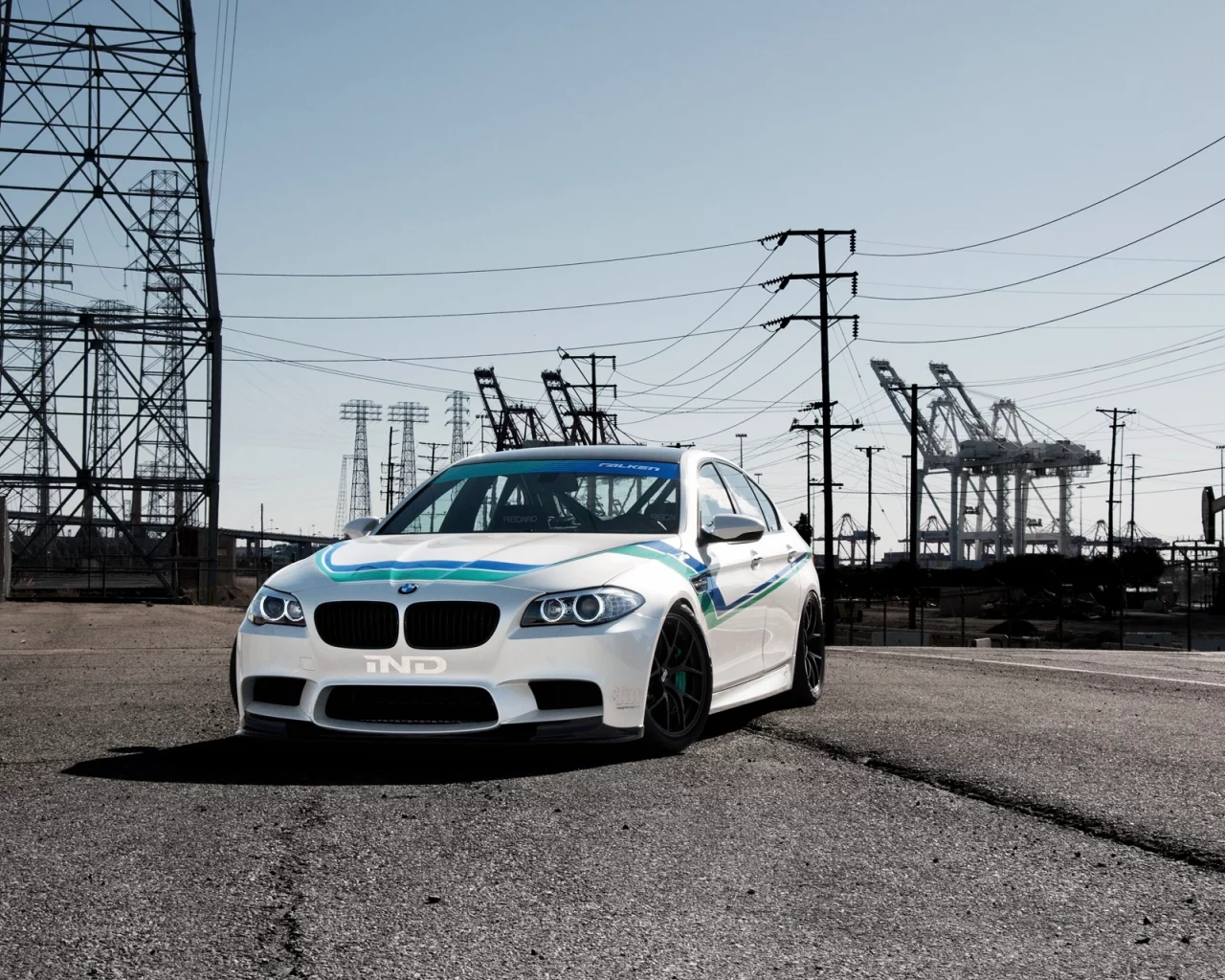 m5, свет, бмв, Bmw, дневной, вид спереди, белый, f10, white