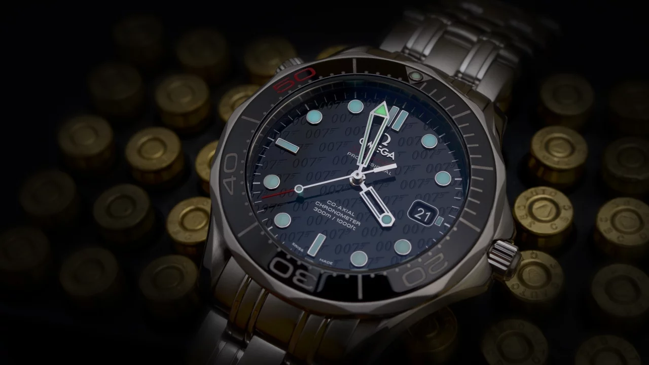 50th anniversary, seamaster, james bond, omega, watch, Часы
