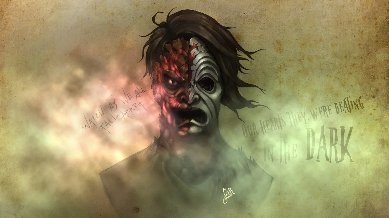 artwork, hollywood undead, Da kurlzz, notes from the underground
