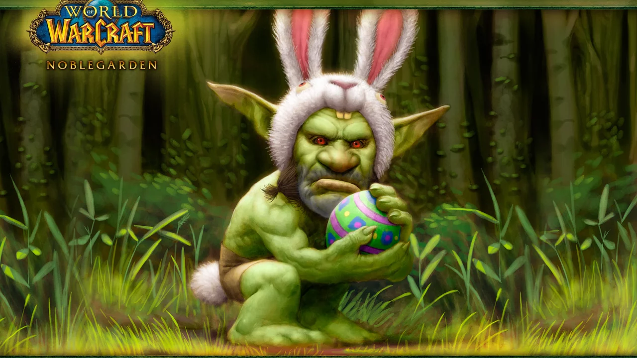 пасха, World of warcraft, заяц, орк, яйцо
