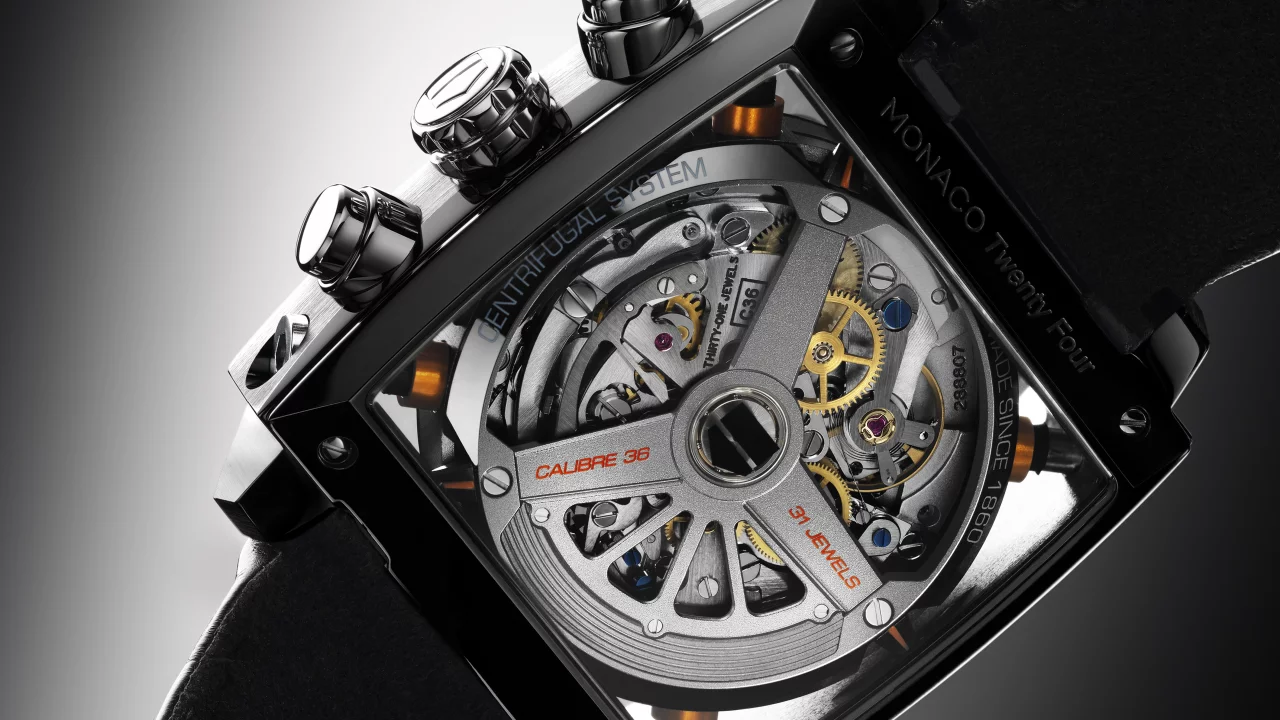 Tag heuer, monaco twenty four, часы, хронометр