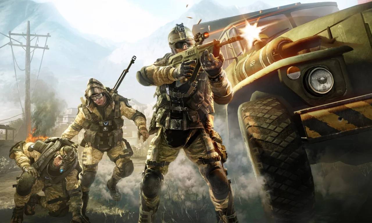 солдаты, штурмовик, снайпер, война, Warface, инженер