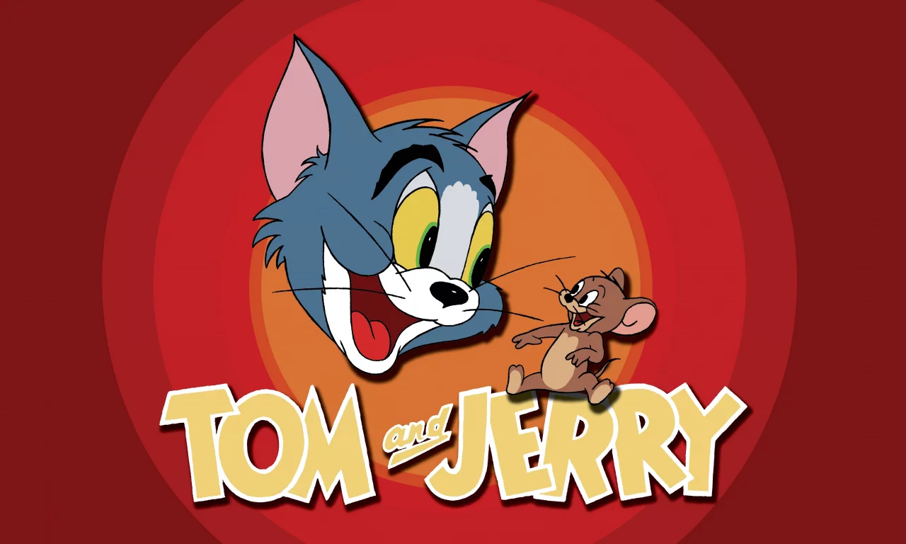 Том и джерри, кот, tom and jerry, заставка, мультфильм, мышь