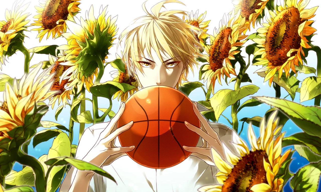 kaijou, парень, Kuroko no basket, баскетбол куроко, ryouta, мяч, kise