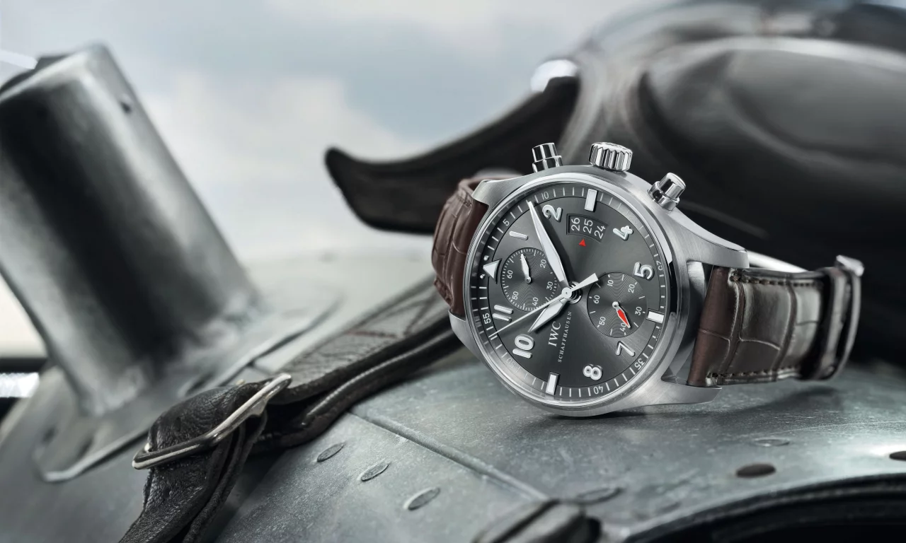 самолет, часы, Iwc, spitfire, шлем, chronograph
