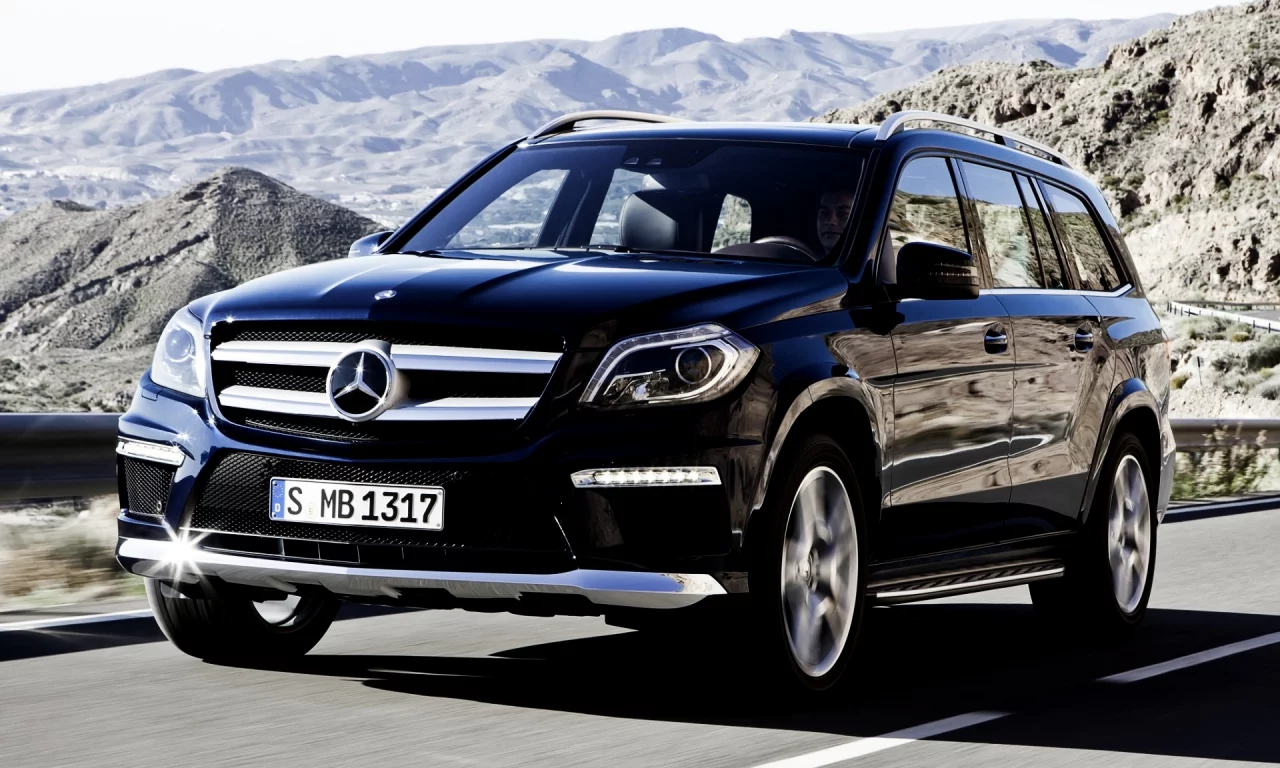 bluetec, Mercedes-benz, мерседес, передок, джип, gl, гл, синий, 350